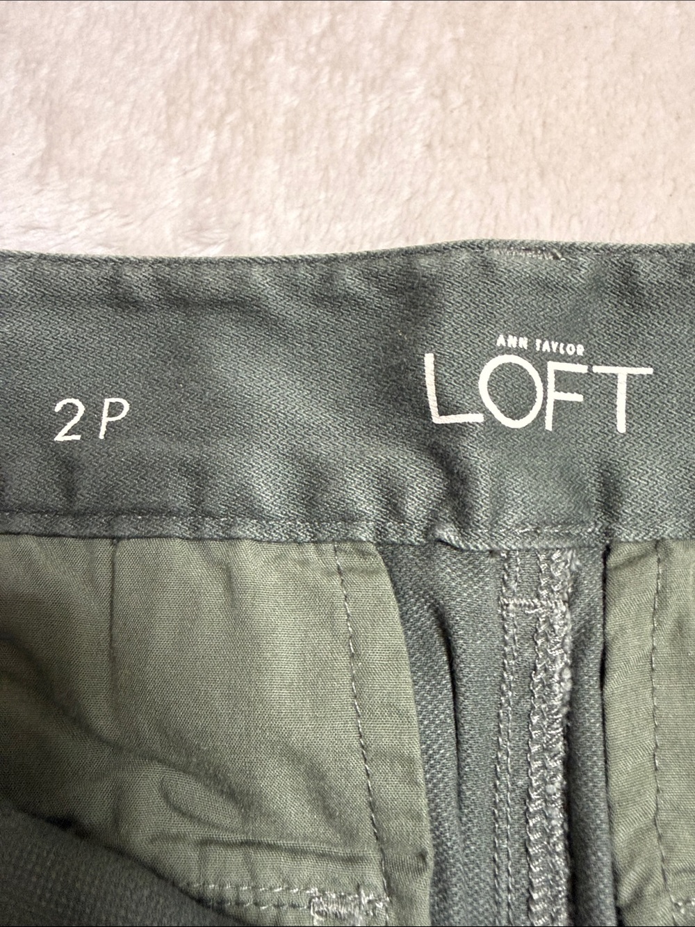 Classic Olive Utility Skirt - Picture 4 of 5